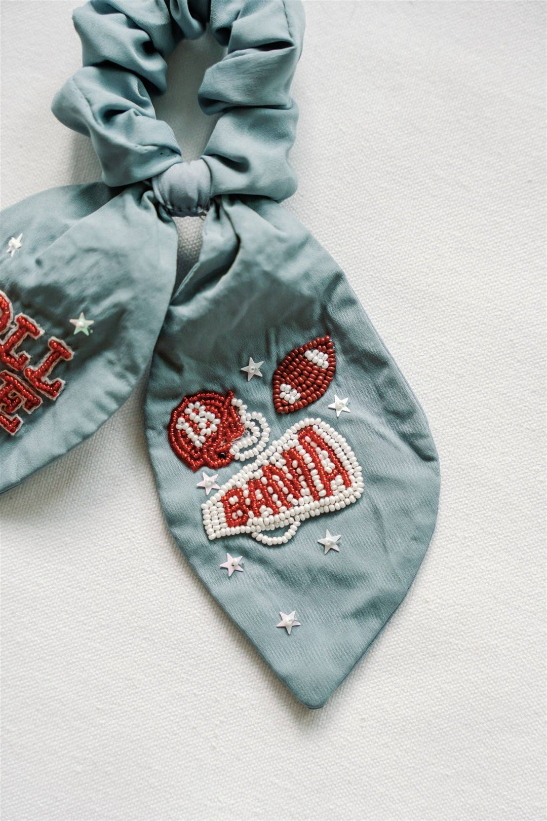 Gracefully Made Art - University of Alabama Beaded Scrunchie
