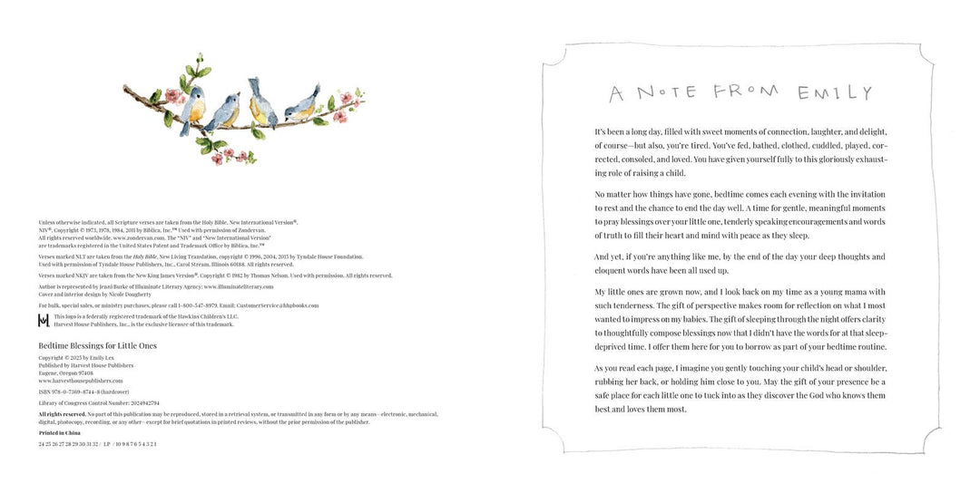 Harvest House Publishers Gift & Specialty Books - Bedtime Blessings for Little Ones: Hardcover / English