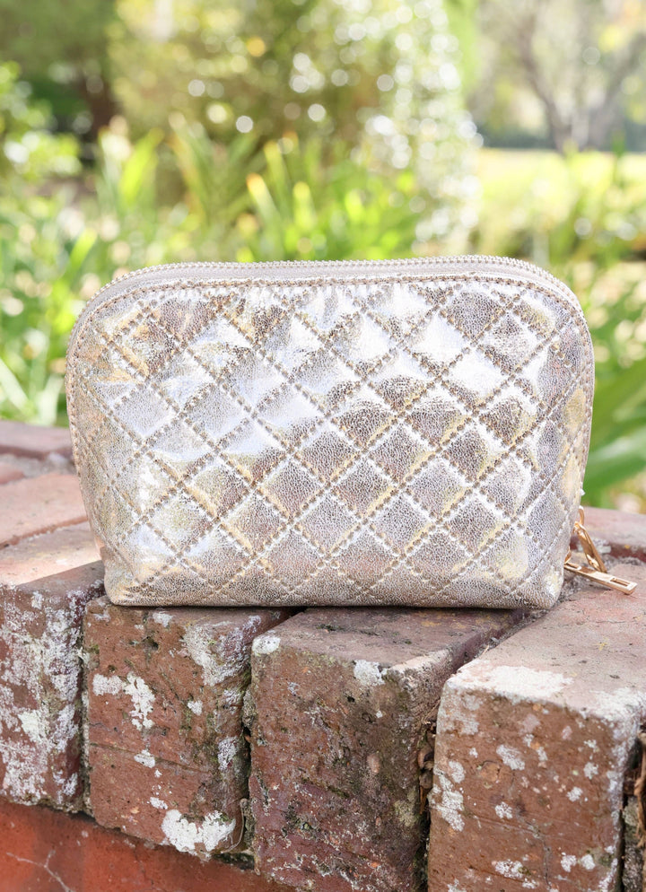 Caroline Hill - Ibiza Small Pouch Champagne Pop: Default