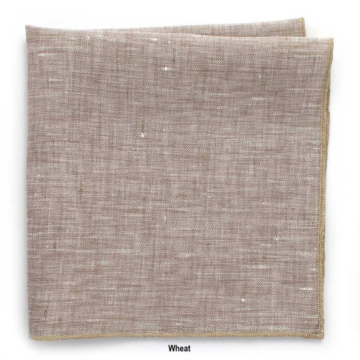 General Knot & Co. - Irish Linen Pocket Squares: Peach
