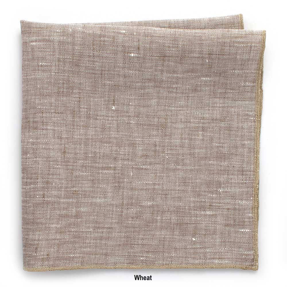 General Knot & Co. - Irish Linen Pocket Squares: White