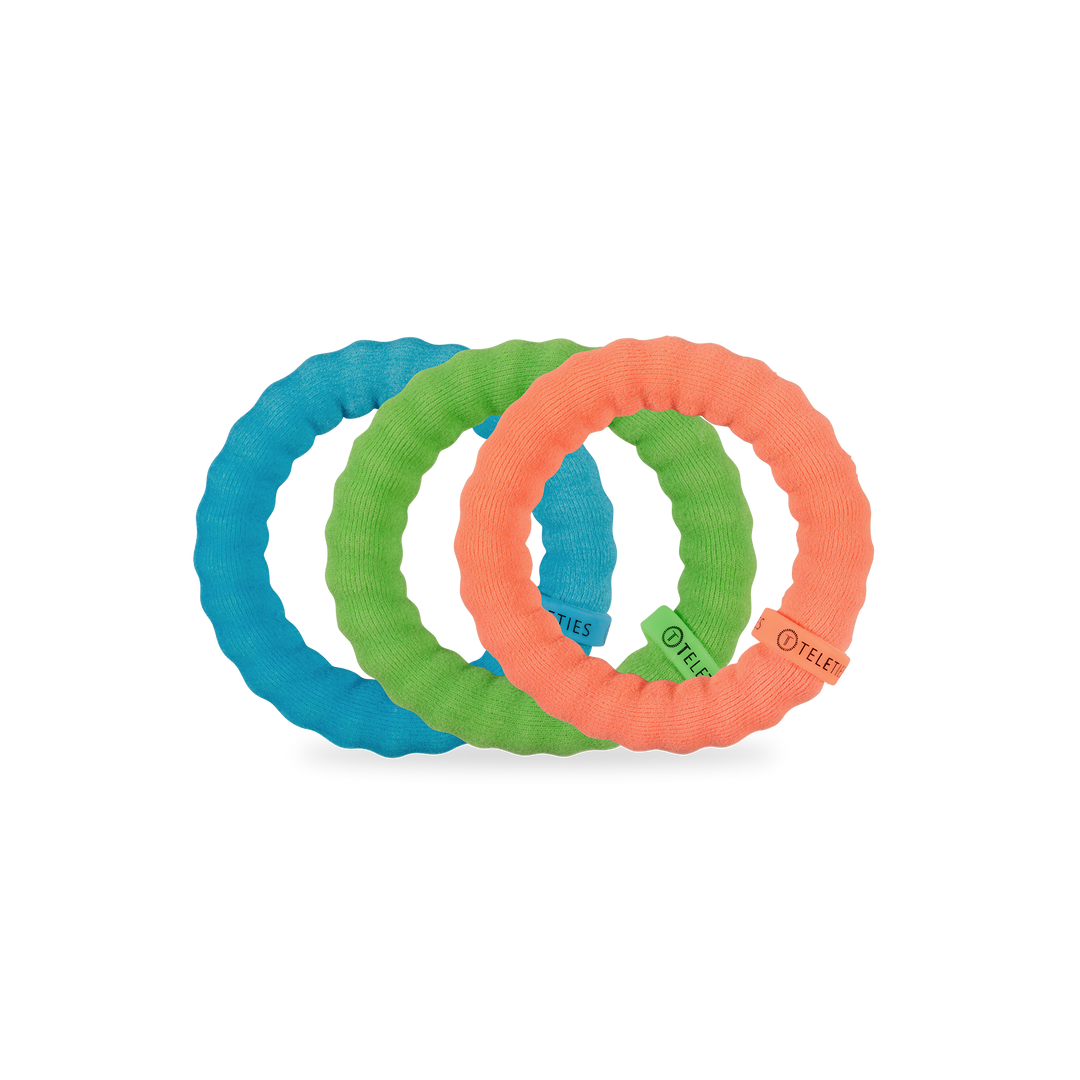 TELETIES - Nylon Hair Ties | Large | You Glow, Girl!