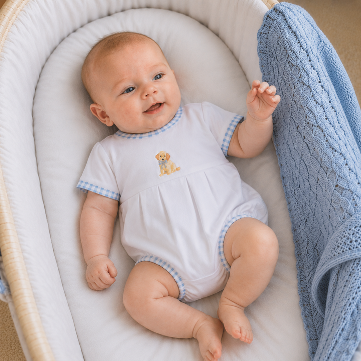 Magnolia Baby - Sweet Golden Bubble - Light Blue: 3 Months