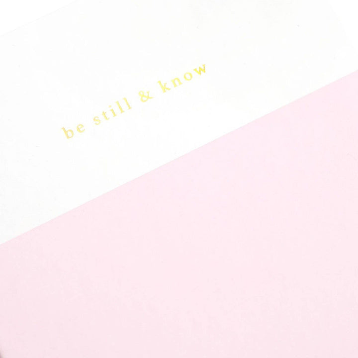 Church Notes Co. - Journal - Be Still & Know