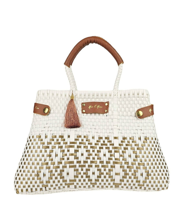 Mavis by Herrera - Less Pollution Convertible Handbag- French Gold