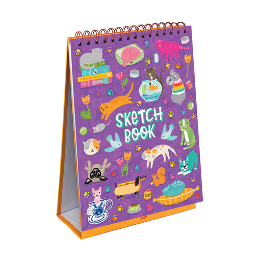 OOLY - Sketch & Show: Standing Sketchbook - Pets At Play (8" x 10.5";45 Sheets)