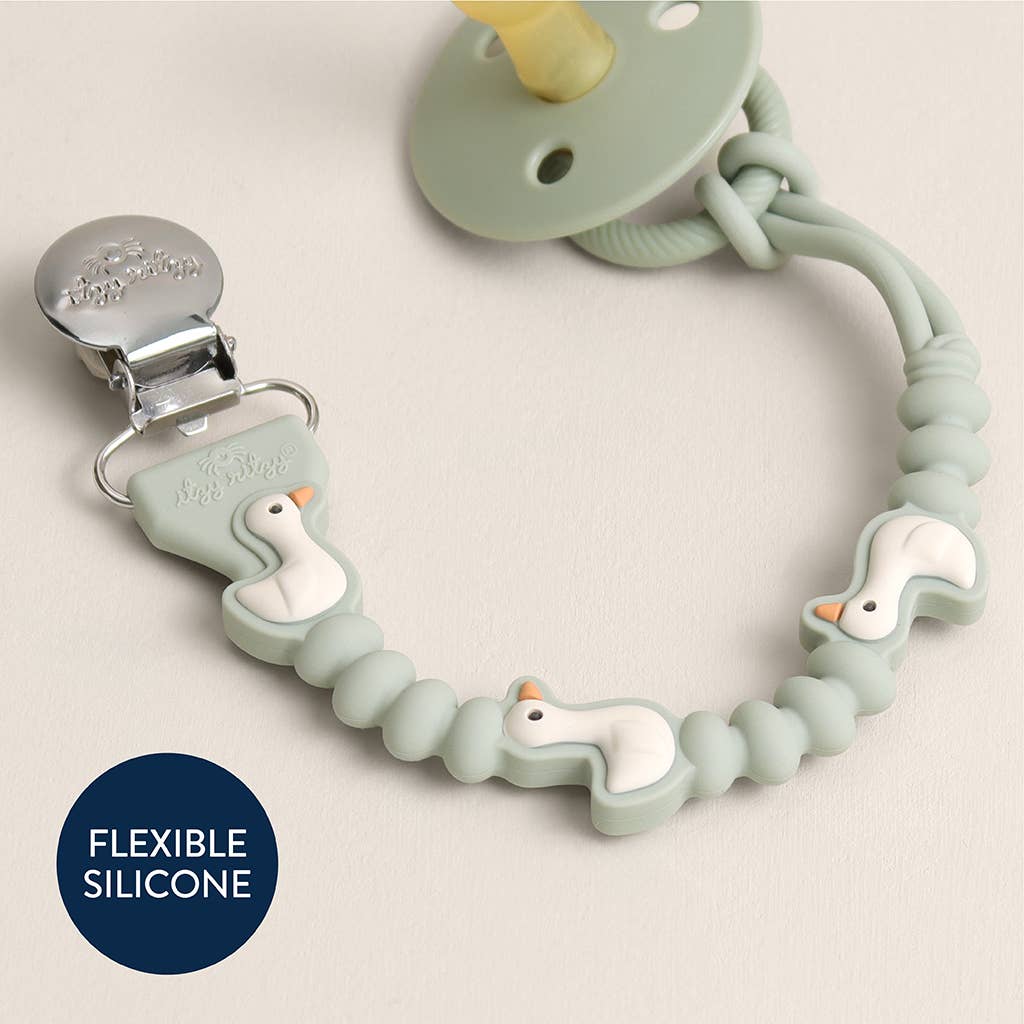 Itzy Ritzy - *NEW OPTIONS* Itzy Paci Strap Plus™: Goose