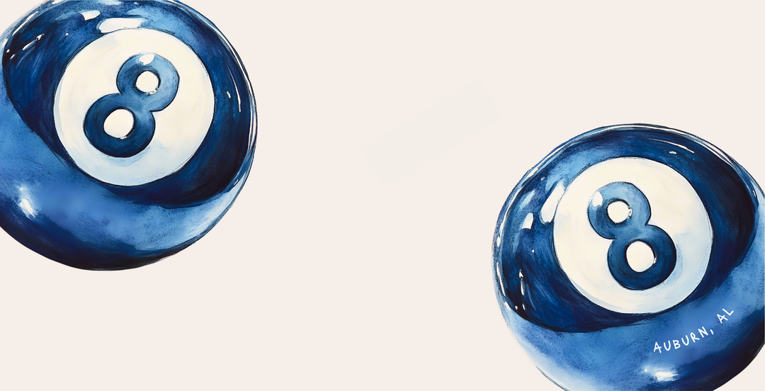 TAYLOR GRAY - 5.5x11 GAMEDAY AUBURN trinket tray insert set of 5