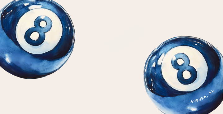 TAYLOR GRAY - 5.5x11 GAMEDAY AUBURN trinket tray insert set of 5