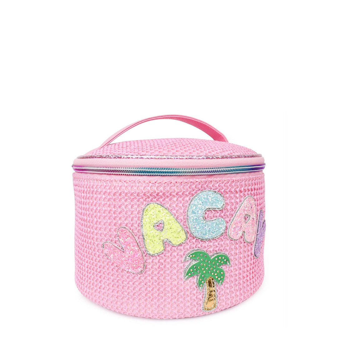 OMG Accessories - 'Vacay' Straw Round Glam Bag