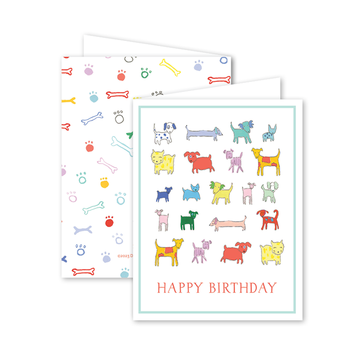Dogwood Hill - Puppy Party Birthday: Single Card