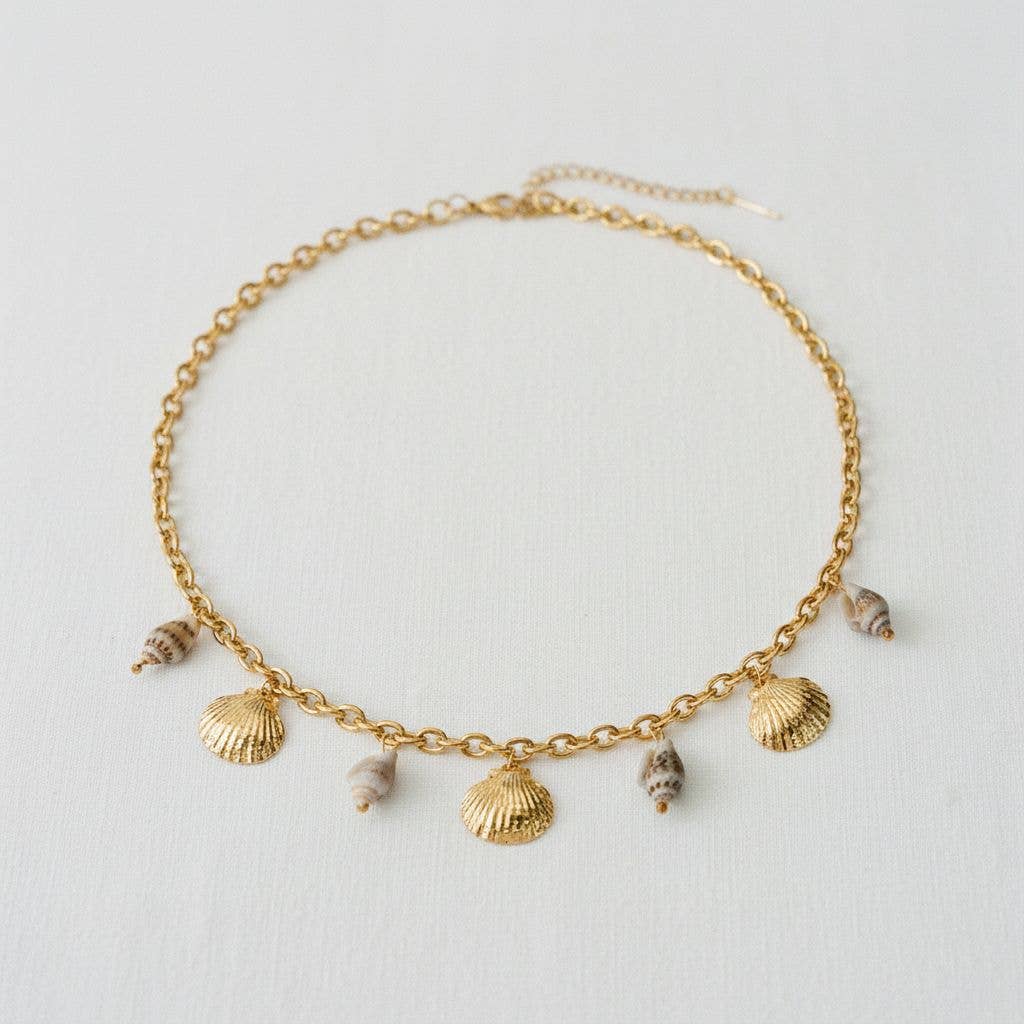 paperln - Shell Pendant Necklace: A15