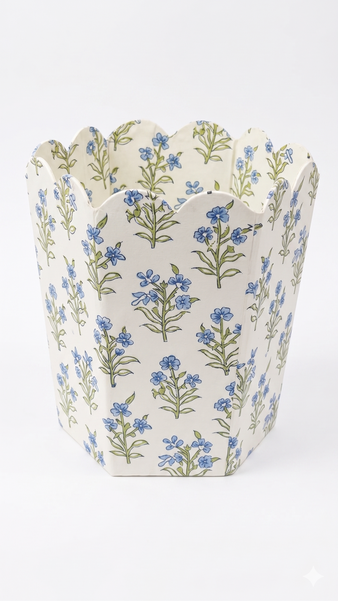 Blocks that Print - Large Hand Block Printed Storage / Waste Bin (Foldable)