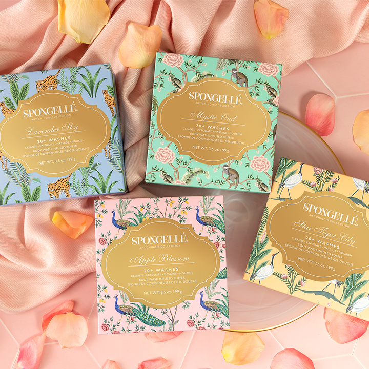 Spongellé |Art Chinois 4 Assorted Packs