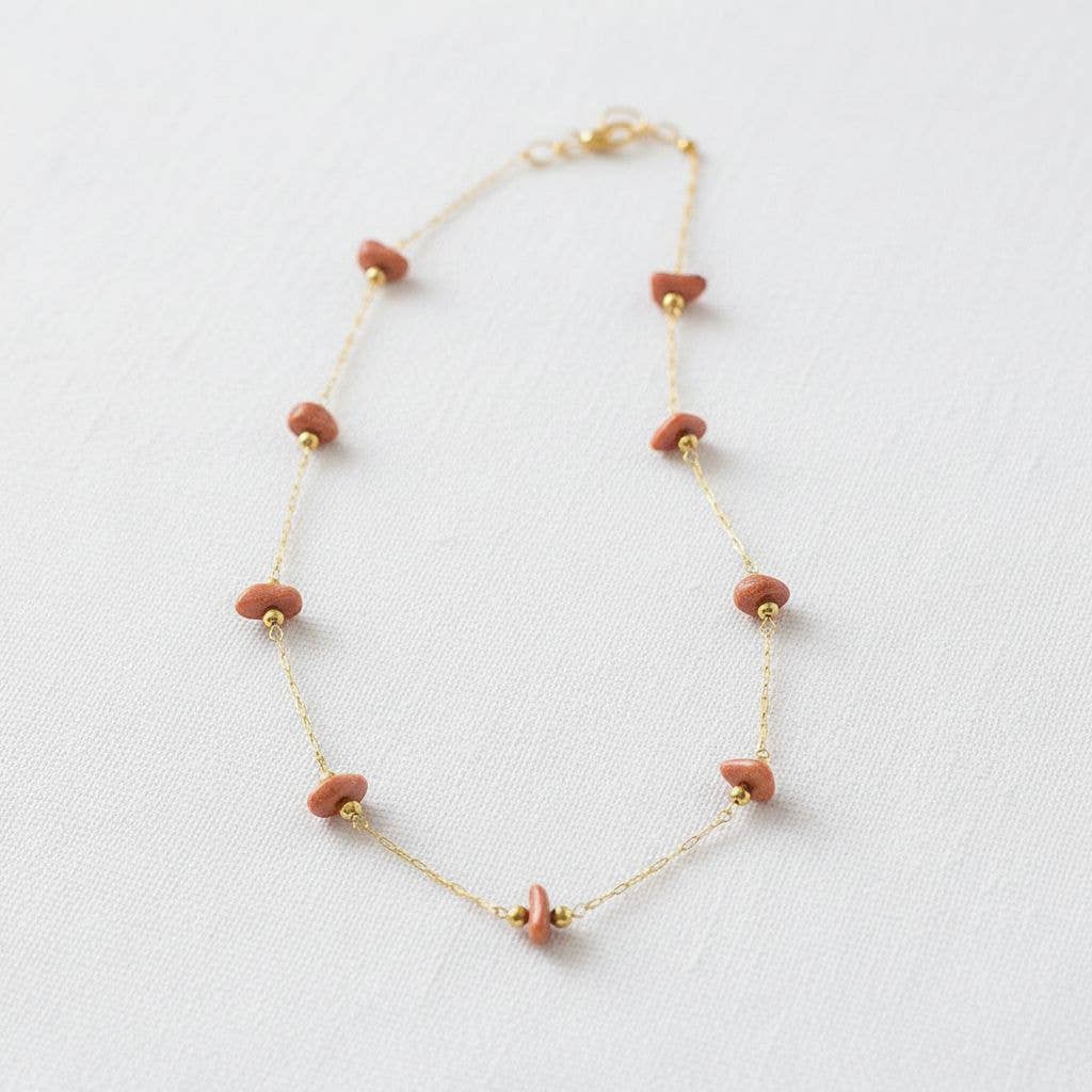 paperln - Pearl Heart Shell Necklace: A23