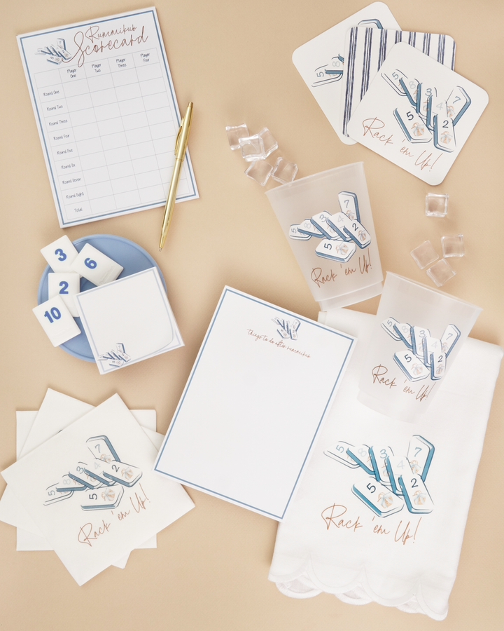 Busy Bee Gift - Rummikub Playing Cards Cocktail Napkins | set of 20