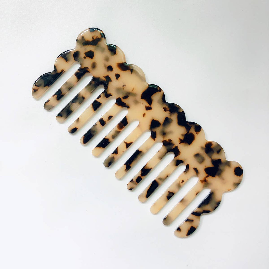 ACCITY - EXQUISITE MARBLED WAVY LEOPARD COMB_CWMM1074: GREEN1 / (OS) 2