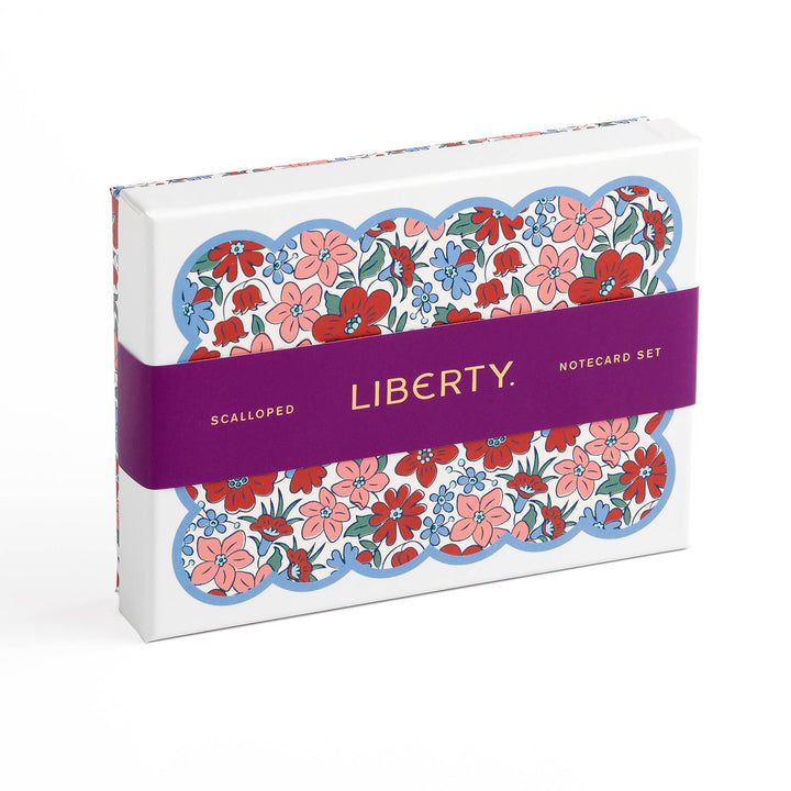 Chronicle Books - Liberty Scalloped Shaped Notecard Set