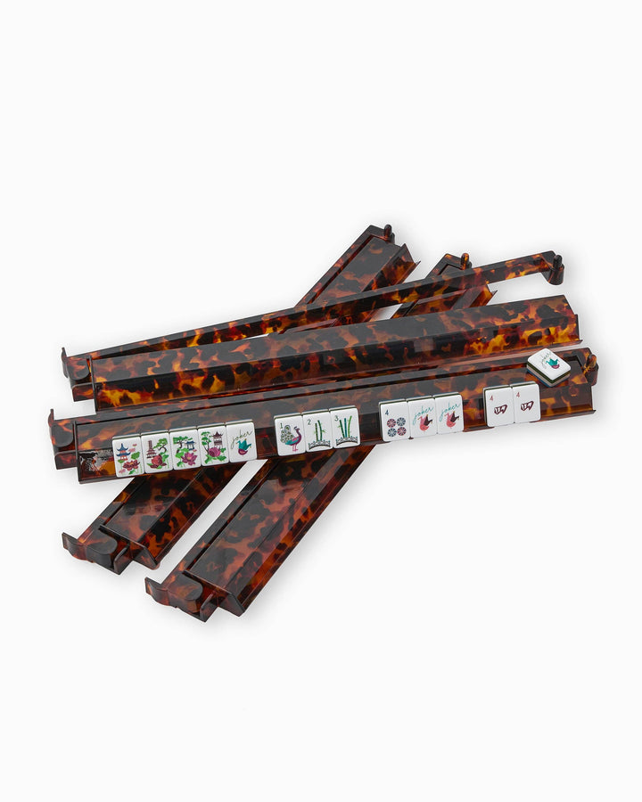 Oh My Mahjong - Tortoise Shell Rack & Pusher