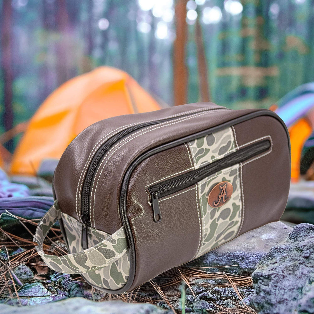 Zep-Pro - Alabama Crimson Tide Men's Camo Dopp Kit.: Green/Gray