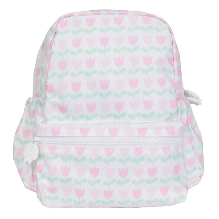 Apple Of My Isla - The Backpack in Tulips: Large