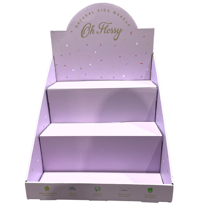 Oh Flossy - Counter Display Units: 3 Tier - Purple CDU