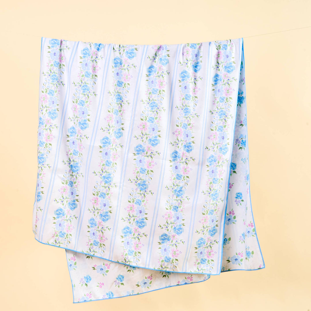 The Darling Effect - XL Quick-Dry Beach Towel-Petal Parade Blue