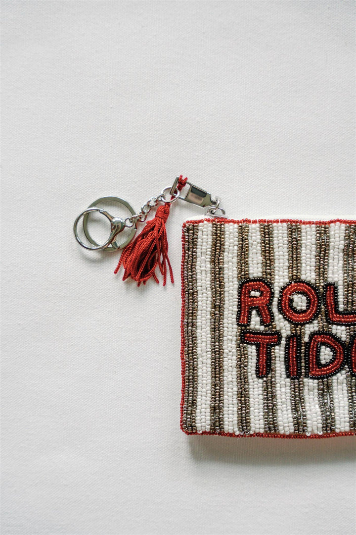 Gracefully Made Art - University of Alabama Beaded Coin Purse