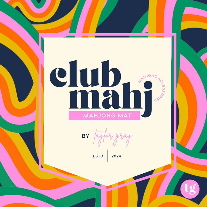 TAYLOR GRAY - Mahjong Mat Swirls