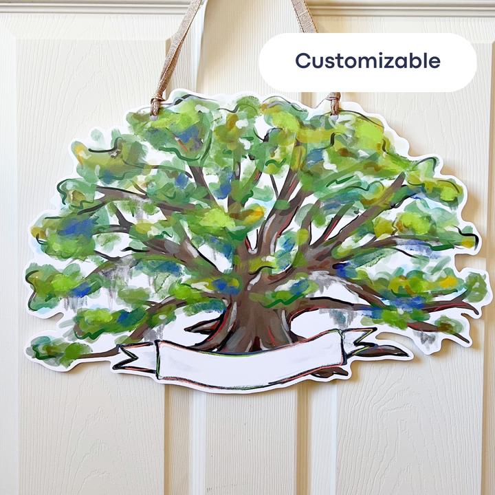 Home Malone - Oak Tree Door Hanger Geneva, AL
