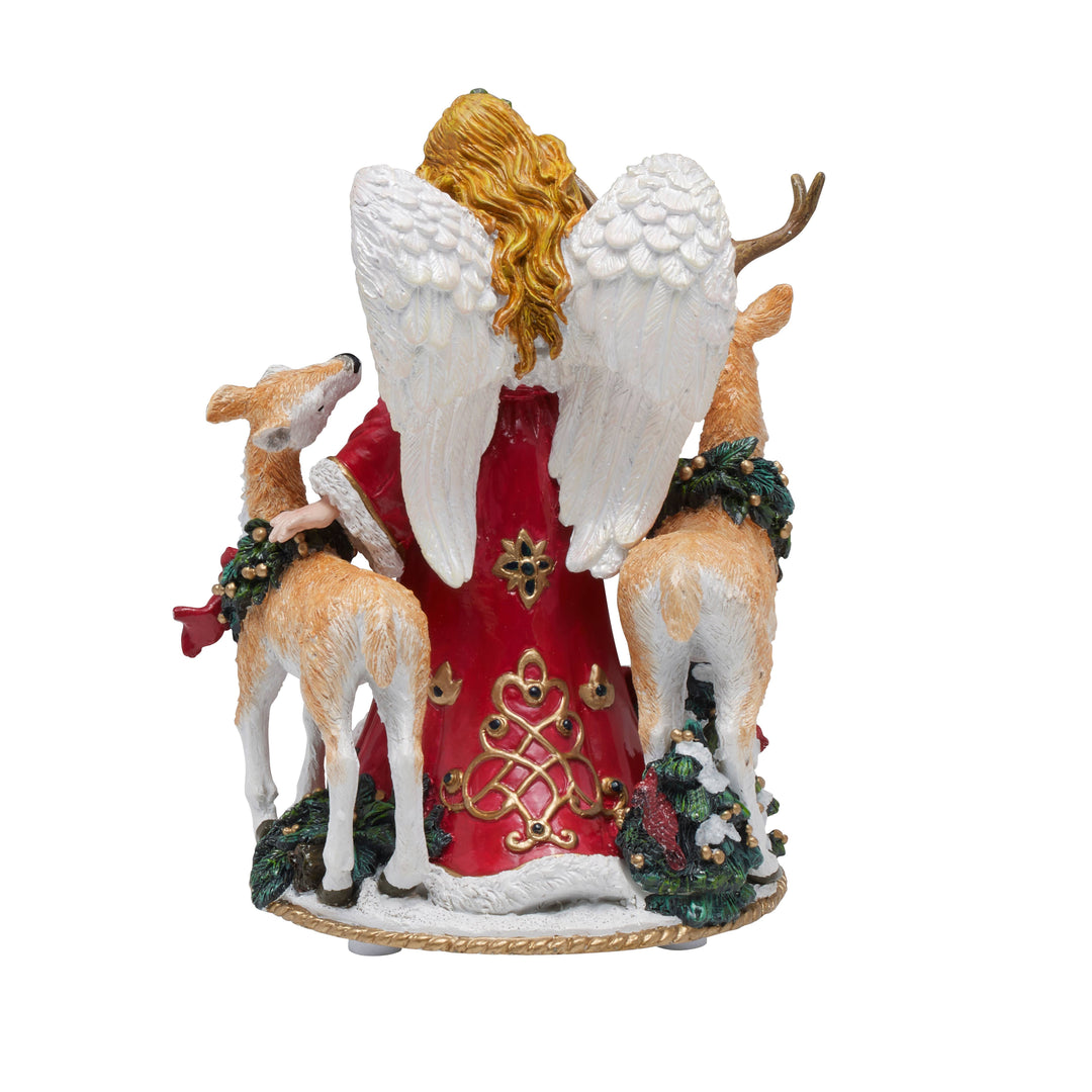 Fitz and Floyd® Mikasa® Pfaltzgraff® - Fitz & Floyd Holiday Musical Angels Among Us Gift Box Pkg: RED / RESIN