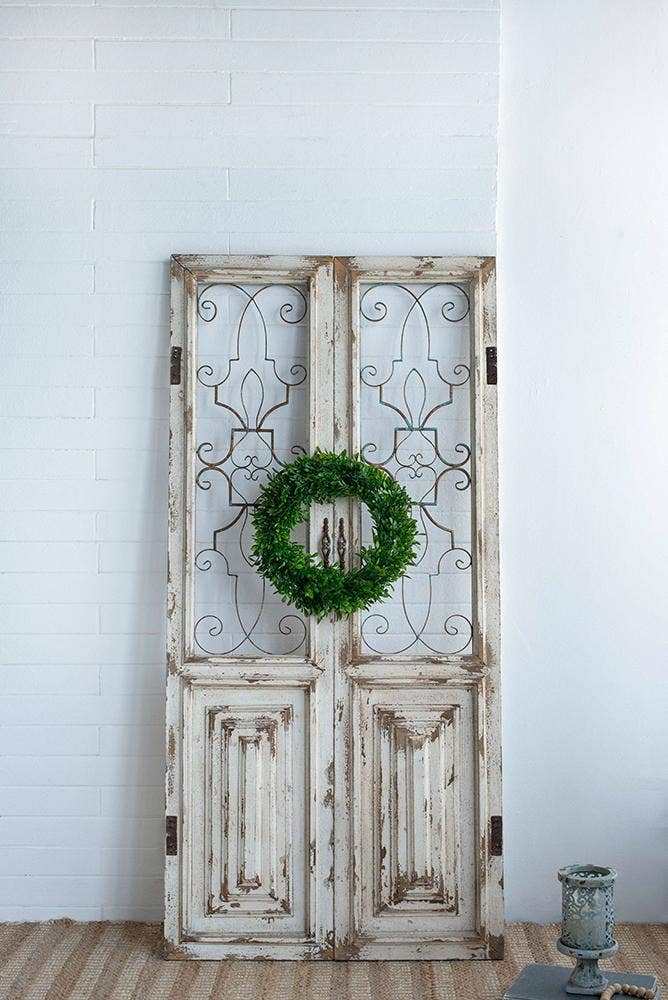 A&B Home Group Inc. - S/2 Greenery Wreath 4S/CTN L:16x2.5x16" S:12x2x12"