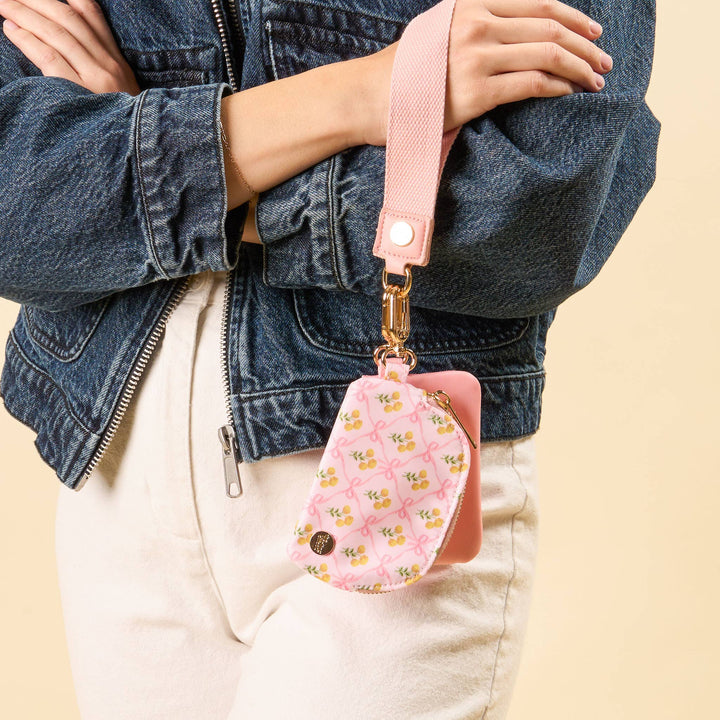 The Darling Effect - Dynamic Duo Pouch Wristlet-Marigold Lane Pink