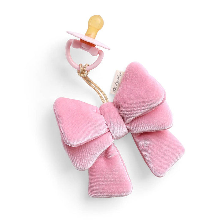 Itzy Ritzy - *NEW OPTIONS* Bitzy Pal Natural Rubber Pacifier & Plush: Bear