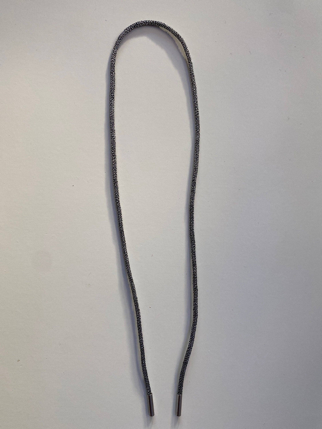 LB Beadz - Lurex Cord Bracelet or Necklace • Gold Cap Ends • For Big Hole Beads Forte Beads: Gunmetal Gold Ncklce