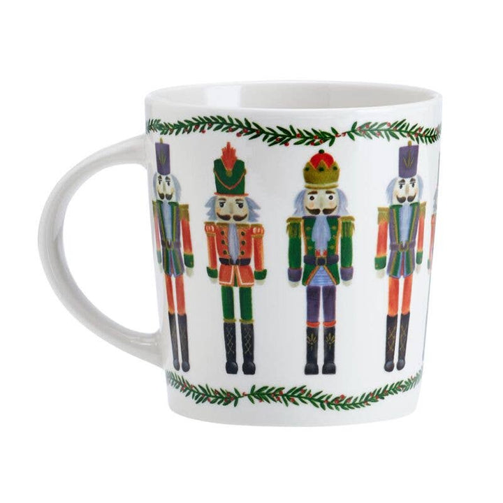 Fitz and Floyd® Mikasa® Pfaltzgraff® - Pfaltzgraff Holiday 18Oz Mug  Holly Nutcrackr Open Stock: Porcelain / English / Holiday