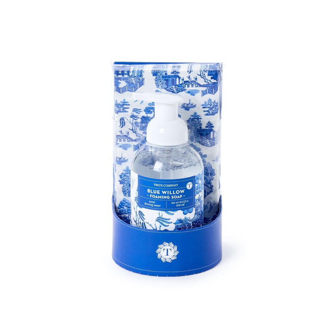 Blue Willow Foaming Soap w/20Pc Guest Towel