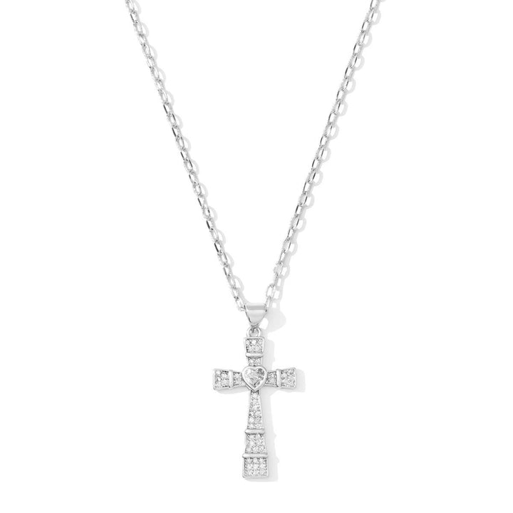 Splendid Iris - SALE - Lovely Cross Pendant Necklace: Gold