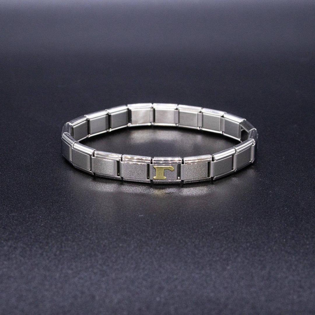 Natalia - Italian Charm Bracelet Charms - Greek Alphabet Letter Links: OMEGA