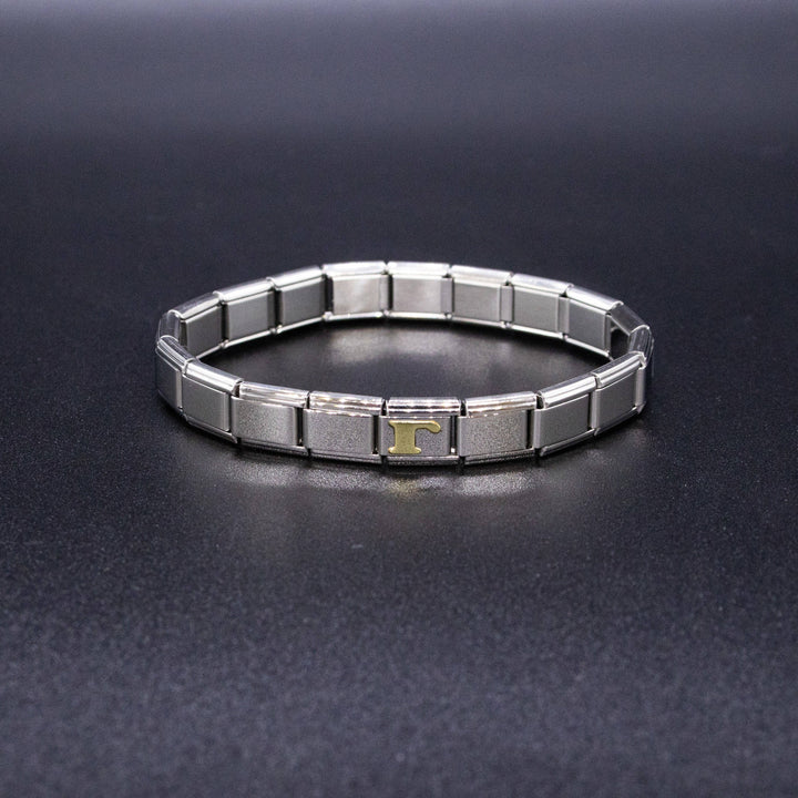 Natalia - Italian Charm Bracelet Charms - Greek Alphabet Letter Links: OMEGA