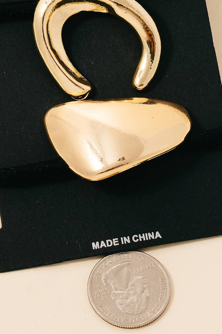 Anarchy Street - Metallic Ribbon And Shapes Hair Tie Set: G