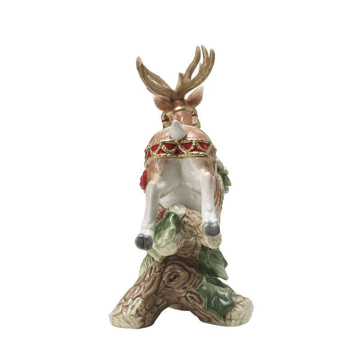 Fitz and Floyd® Mikasa® Pfaltzgraff® - Fitz & Floyd Holiday Hme Deer CndleHolder Gift Box Pkg
