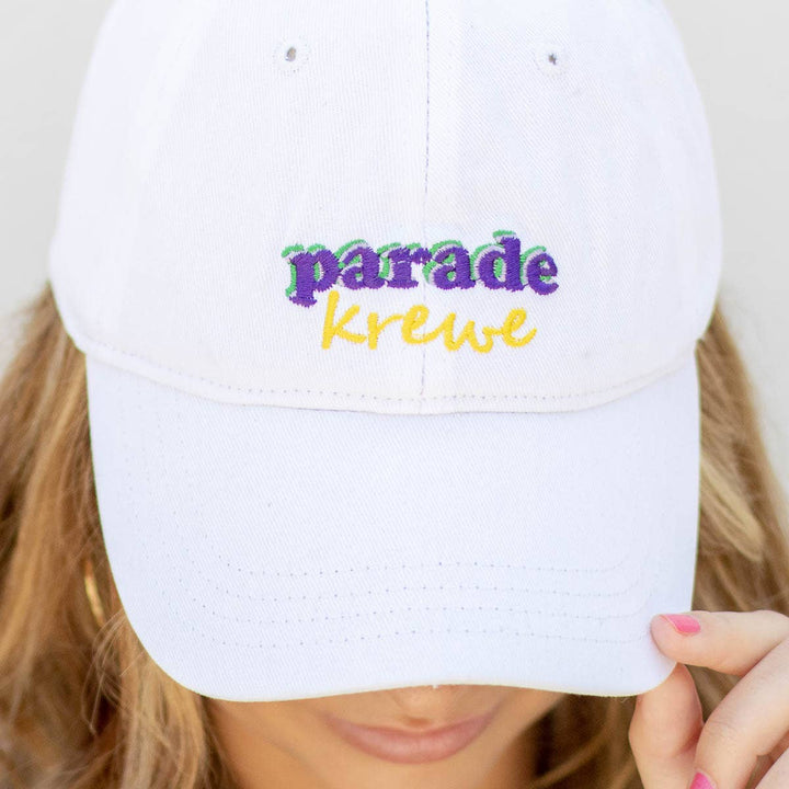 The Royal Standard - Parade Krewe Baseball Hat   White/Multi   One Size
