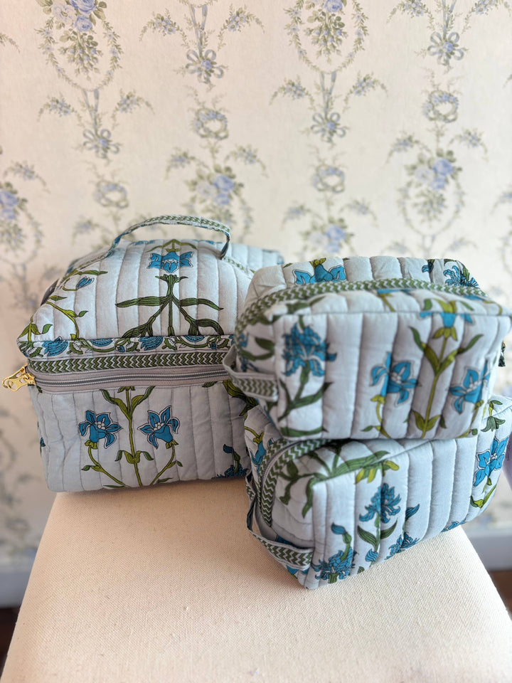 Heart of Grace - Iris Luxe | Quilted Cosmetic Bag