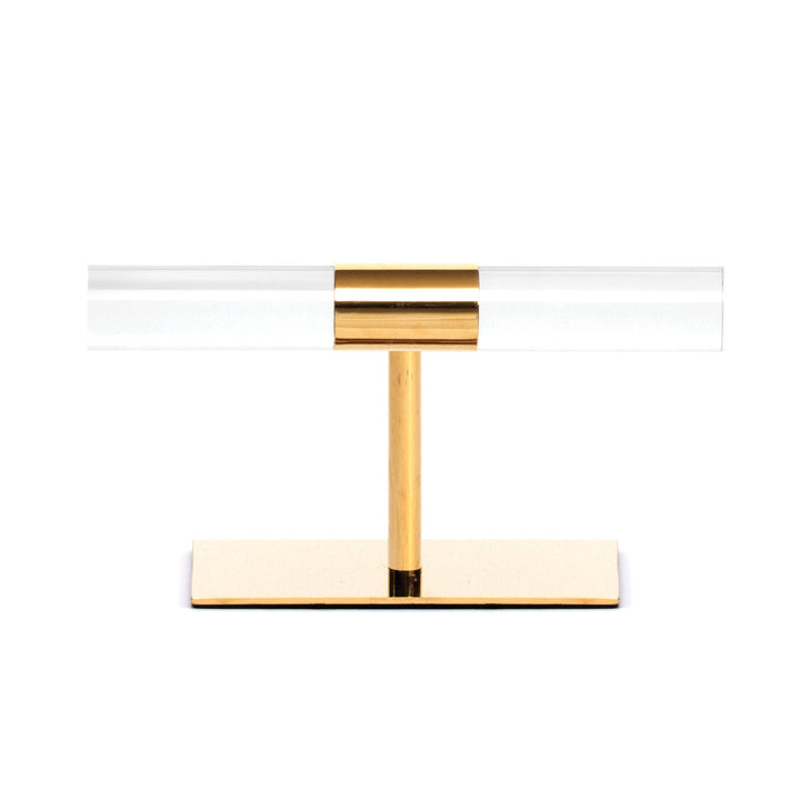 Splendid Iris - Branded Clear and Gold Display Bar: 5.5" Tall