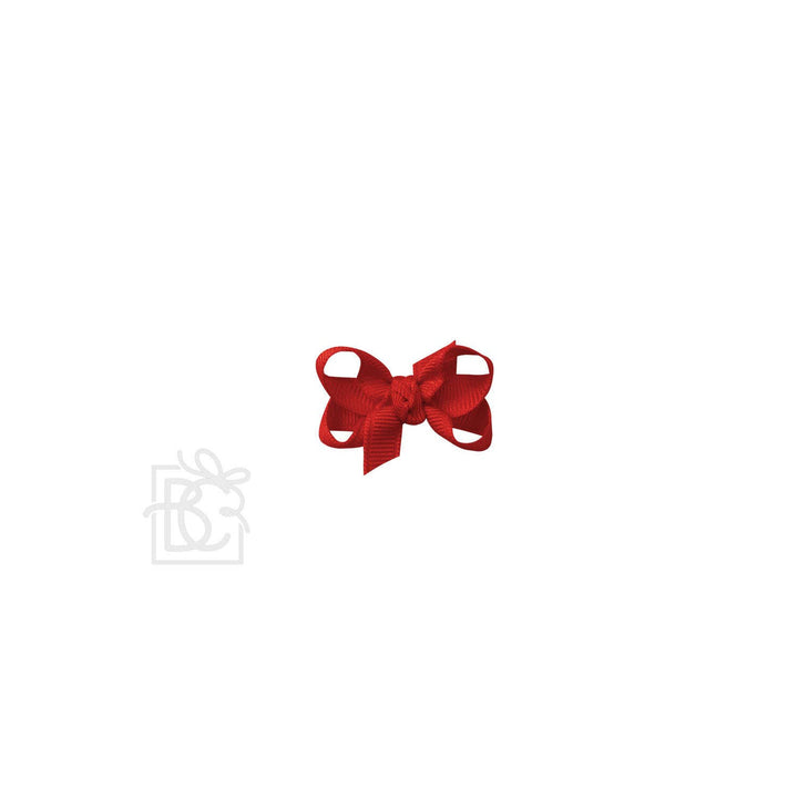 Beyond Creations, LLC - SIGNATURE GROSGRAIN BOW ON CLIP: 4.5" Large - 1.5" Ribbon on Alligator Clip / HOT PINK