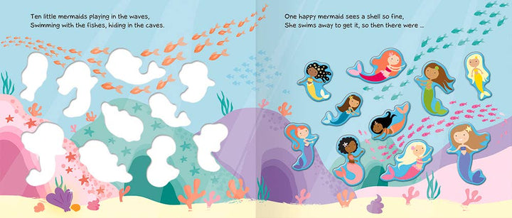 Independent Publishers Group - Ten Little Mermaids: Board Book / 10 x 8.5 x 0.80 / 20