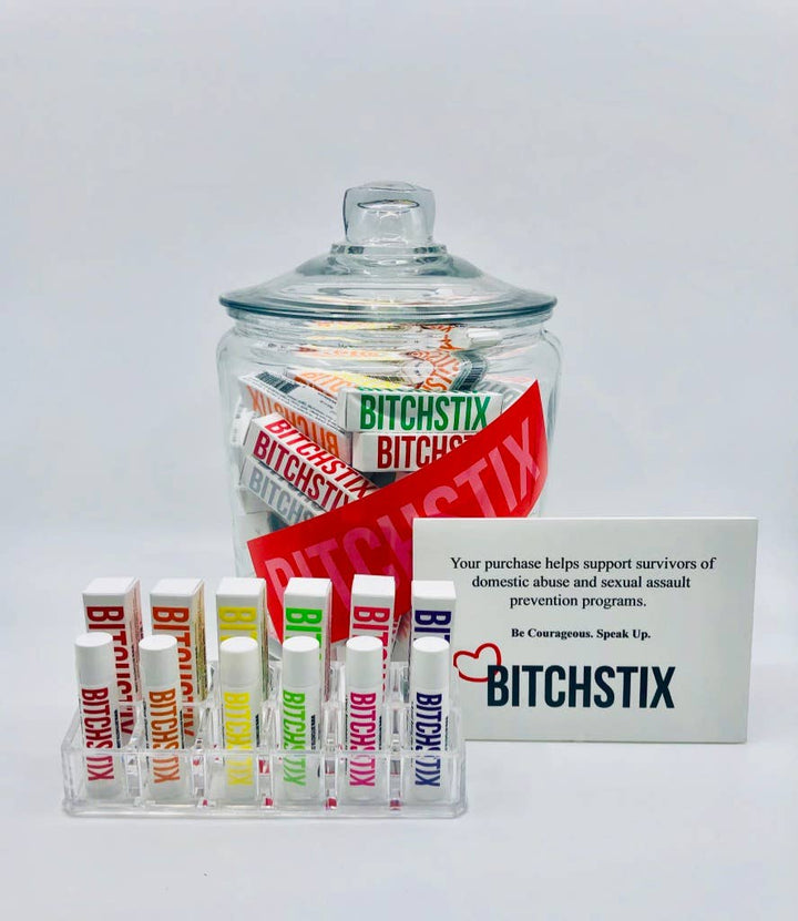 BITCHSTIX - Small Glass Jar for Display