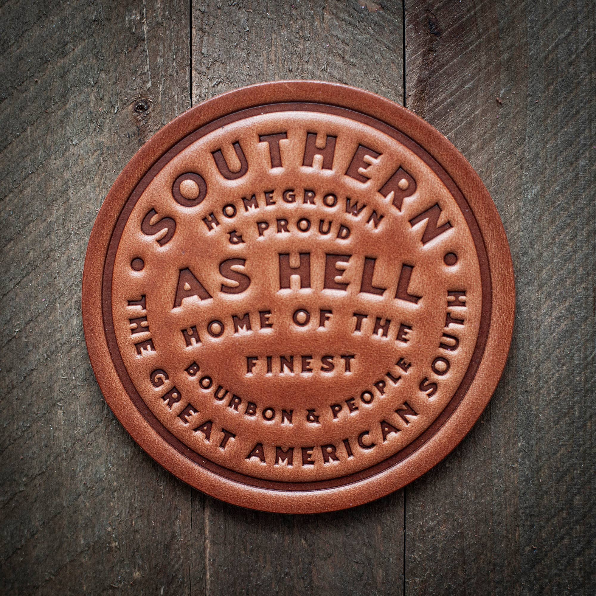 Sugarhouse Leather Coaster - Thumbnail 2
