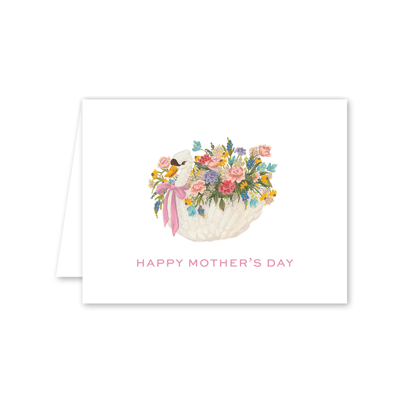 Dogwood Hill - Swan Blooms Mother's Day: Single Card